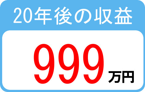 20年後の収益