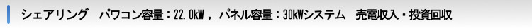 売電収入・投資回収